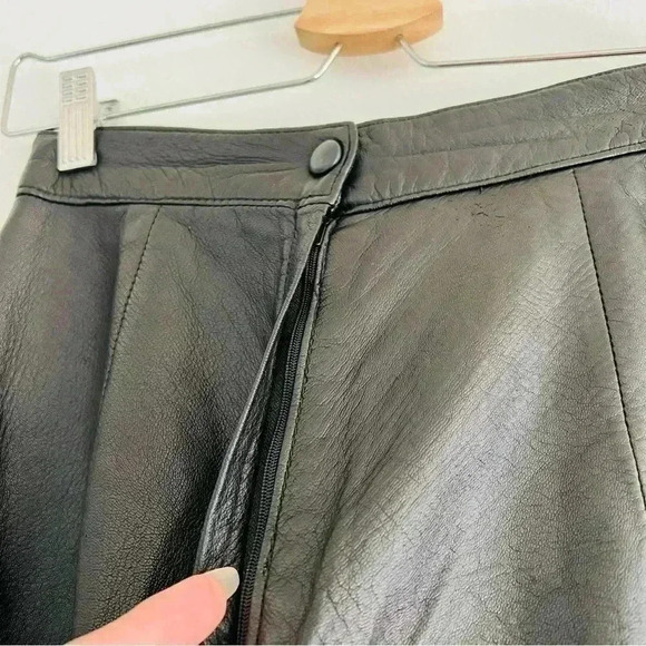 Vintage Danier Leather Pants High Waisted - Picture 9 of 12